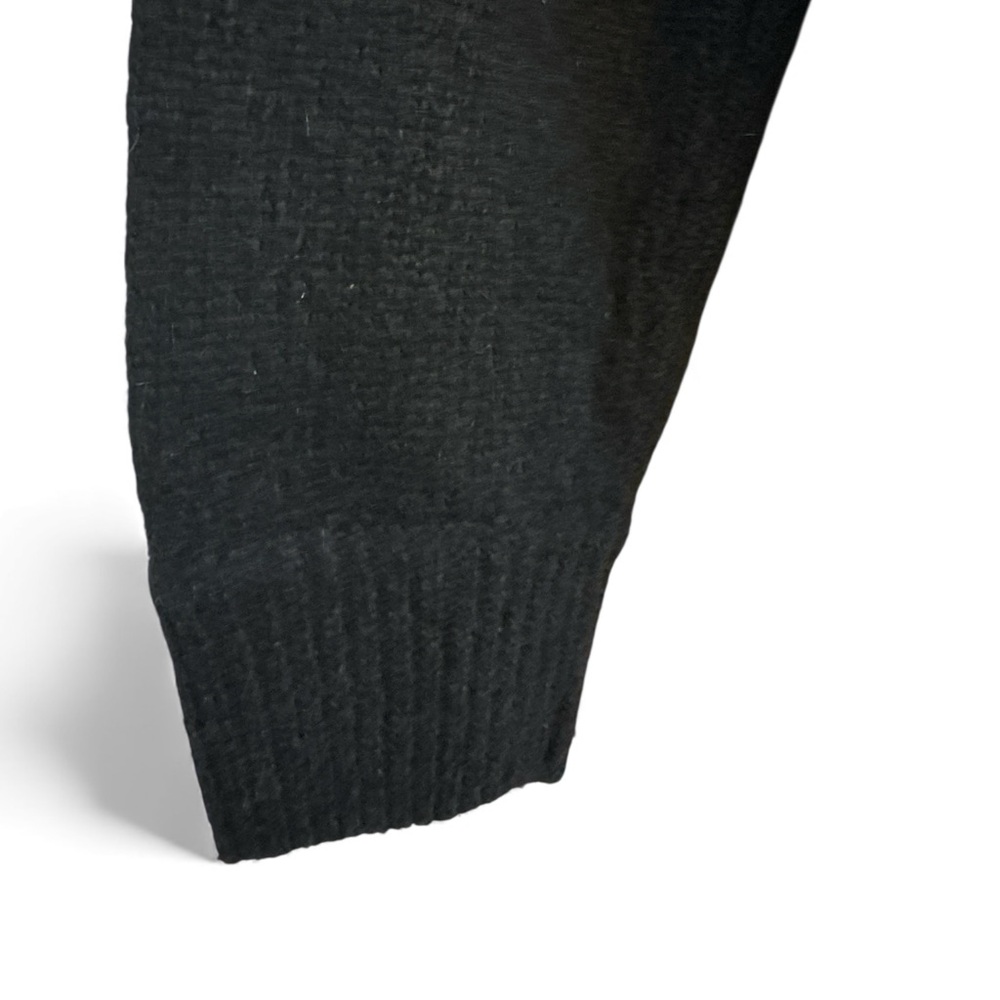 Vintage Sequin 80's Black Silk,Angora,Lambswool Sweater-made In Hong Kong - Picture 6 of 8